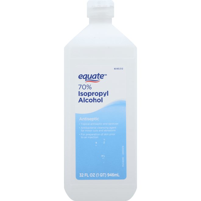Equate 70% Isopropyl Alcohol Antiseptic Liquid, 6 PACK, (6 x 32 fl oz)