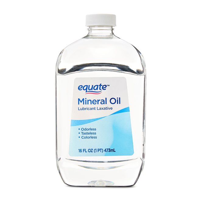 Equate Mineral Oil Lubricant Laxative Liquid Constipation, 16 fl oz (474mL)