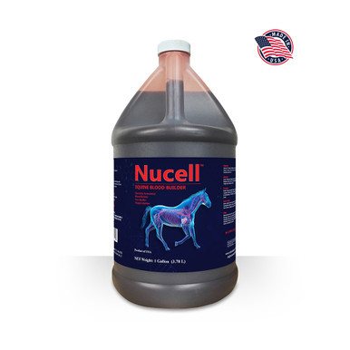 NutraCell Nucell Blood Builder Horse Supplement Gallon
