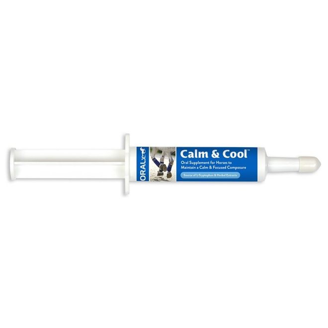 Oralx Calm & Cool Paste Horse Supplement, 1.2-oz syringe